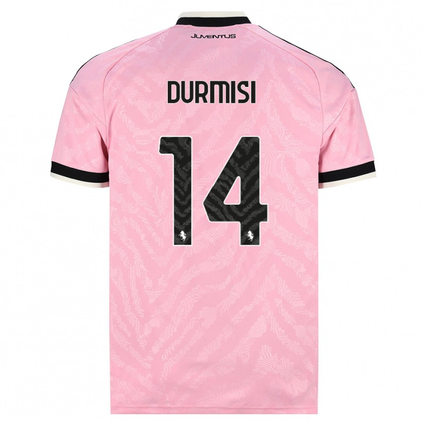 Danxen Enfant Maillot Arman Durmiši #14 Rose Noir Tenues Extérieur 2026/27 T-Shirt
