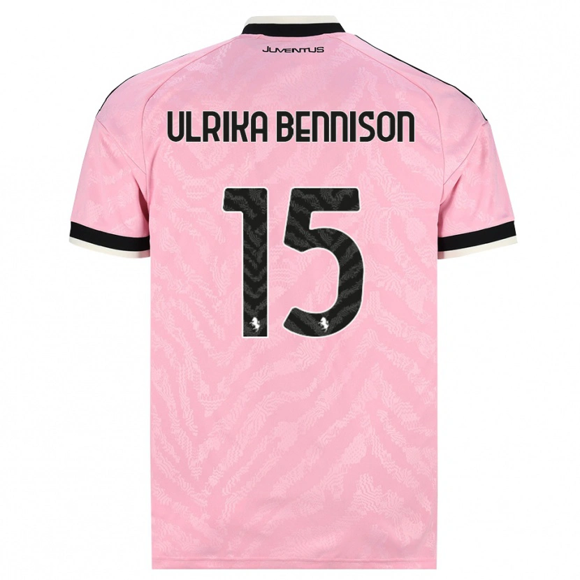 Danxen Enfant Maillot Hanna Ulrika Bennison #15 Rose Noir Tenues Extérieur 2026/27 T-Shirt