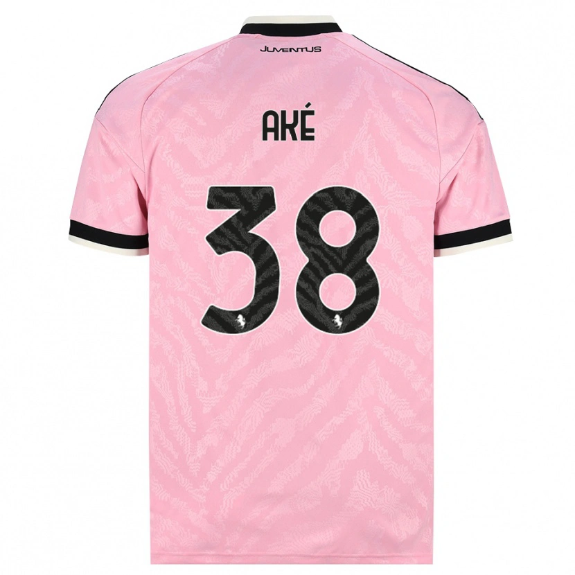 Danxen Enfant Maillot Marley Ake #38 Rose Noir Tenues Extérieur 2026/27 T-Shirt
