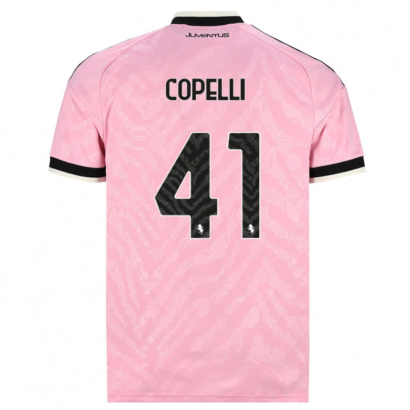 Danxen Enfant Maillot Anna Copelli #41 Rose Noir Tenues Extérieur 2026/27 T-Shirt