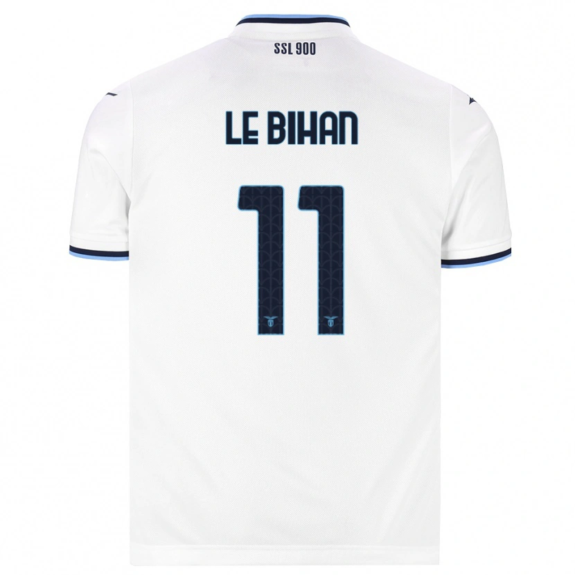 Danxen Enfant Maillot Clarisse Agathe Le Bihan #11 Blanc Bleu Marine Tenues Extérieur 2026/27 T-Shirt