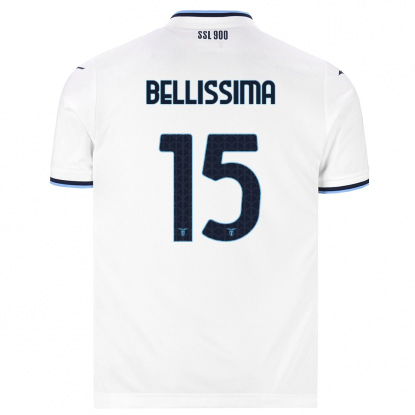 Danxen Enfant Maillot Renato Bellissima #15 Blanc Bleu Marine Tenues Extérieur 2026/27 T-Shirt