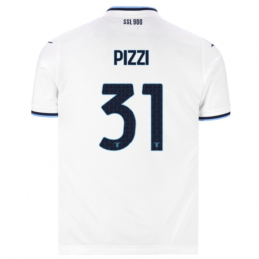 Danxen Enfant Maillot Giorgia Pizzi #31 Blanc Bleu Marine Tenues Extérieur 2026/27 T-Shirt