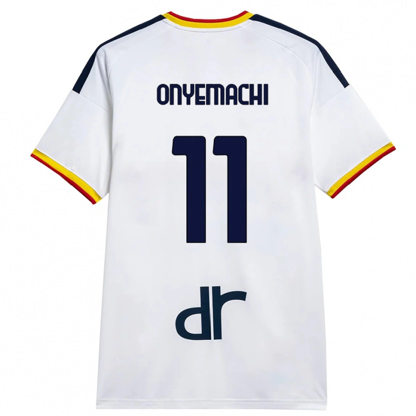 Danxen Enfant Maillot Divine Onyemachi #11 Blanc Jaune Rouge Tenues Extérieur 2026/27 T-Shirt