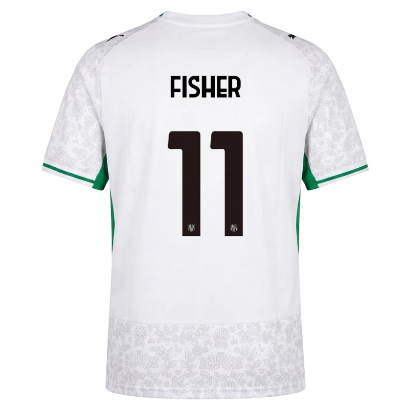 Danxen Enfant Maillot Samantha Tru Fisher Conde #11 Blanc Noir Vert Tenues Extérieur 2026/27 T-Shirt