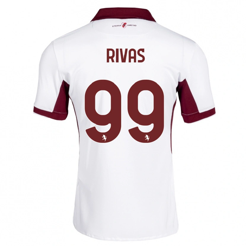 Danxen Enfant Maillot Feder Rivas #99 Bourgogne Blanc Rouge Tenues Extérieur 2026/27 T-Shirt