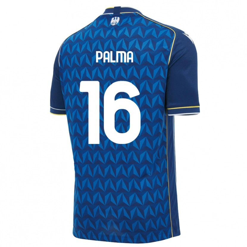 Danxen Enfant Maillot Matteo Palma #16 Bleu Roi Blanc Bleu Tenues Extérieur 2026/27 T-Shirt