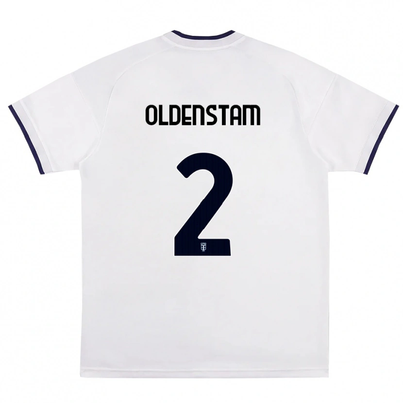 Danxen Enfant Maillot Lyfe Oldenstam #2 Blanc Rouge Bleu Royal Tenues Extérieur 2026/27 T-Shirt