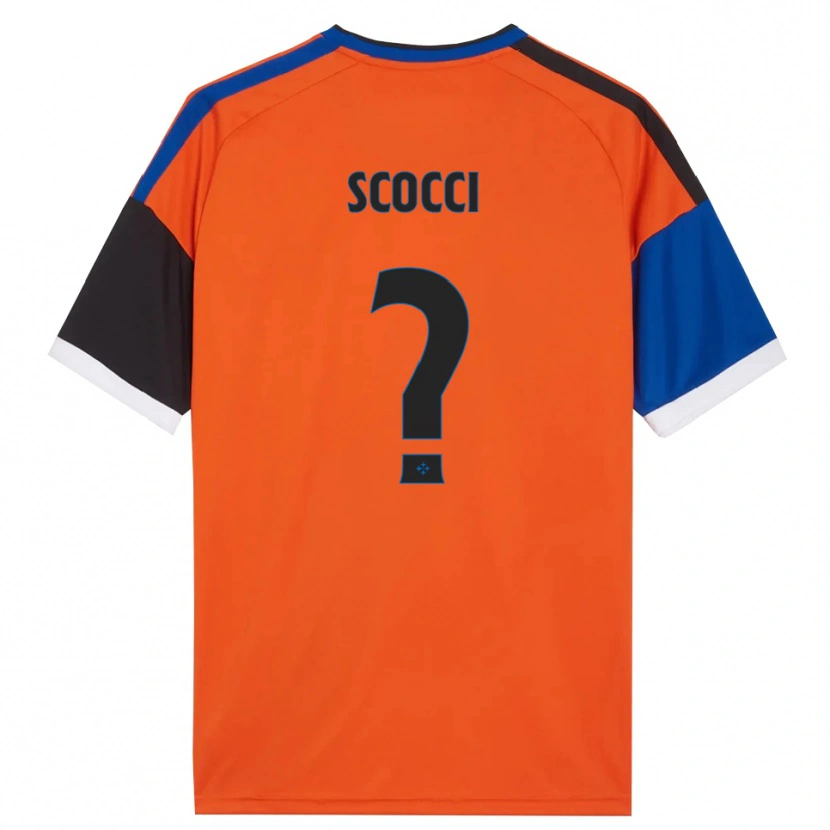 Danxen Enfant Maillot Nicholas Scocci #0 Orange Bleu Noir Blanc Tenues Extérieur 2026/27 T-Shirt