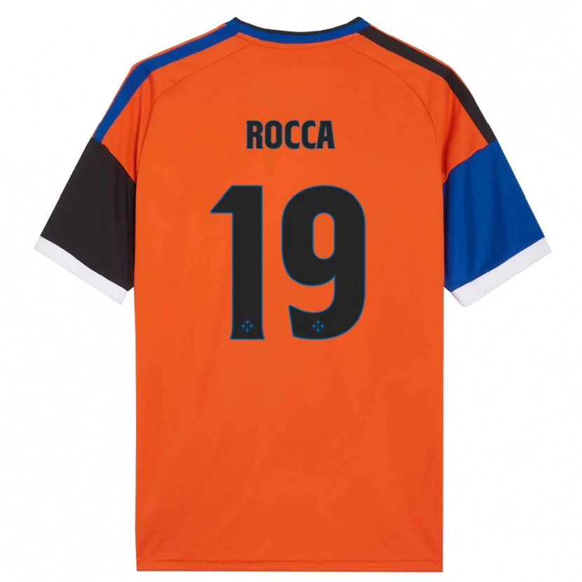 Danxen Enfant Maillot Lorenzo Rocca #19 Orange Bleu Noir Blanc Tenues Extérieur 2026/27 T-Shirt