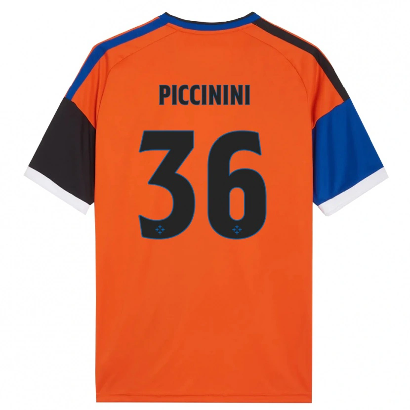 Danxen Enfant Maillot Gabriele Piccinini #36 Orange Bleu Noir Blanc Tenues Extérieur 2026/27 T-Shirt