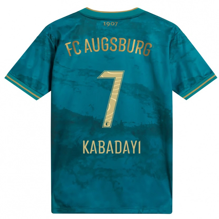 Danxen Enfant Maillot Yusuf Kabadayi #7 Vert Marron Tenues Extérieur 2026/27 T-Shirt