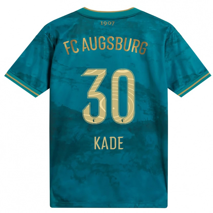 Danxen Enfant Maillot Anton Kade #30 Vert Marron Tenues Extérieur 2026/27 T-Shirt
