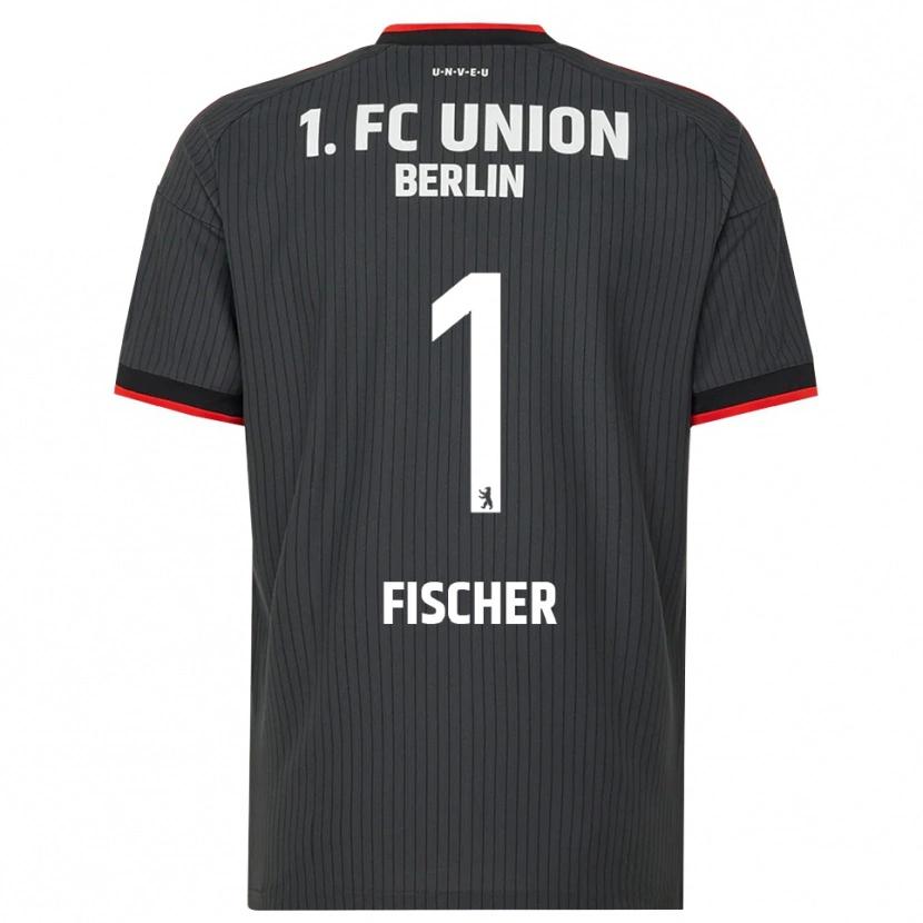 Danxen Enfant Maillot Lennard Fischer #1 Noir Blanc Rouge Tenues Extérieur 2026/27 T-Shirt