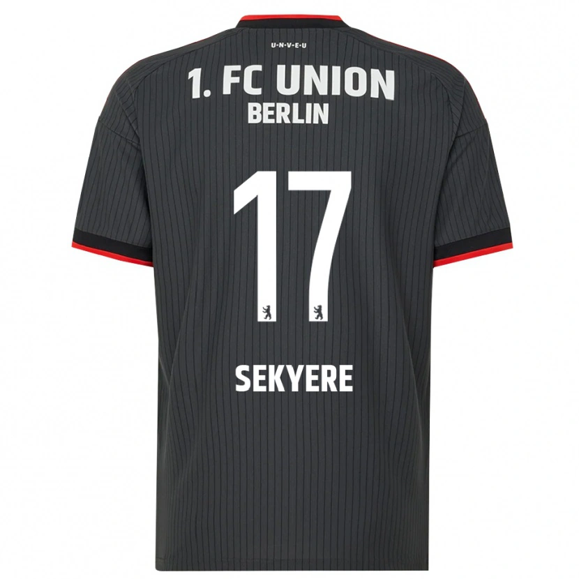 Danxen Enfant Maillot Anderson Sekyere #17 Noir Blanc Rouge Tenues Extérieur 2026/27 T-Shirt