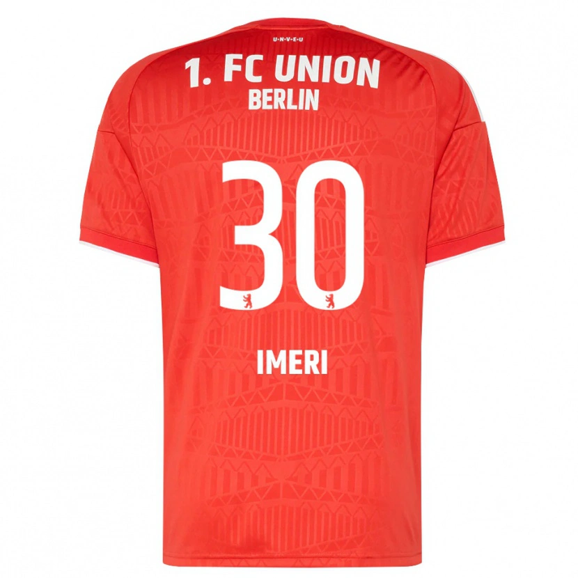 Danxen Enfant Maillot Kastriot Imeri #30 Rouge Blanc Tenues Domicile 2026/27 T-Shirt