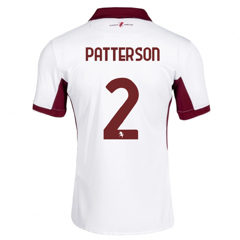 Danxen Homme Maillot Nathan Patterson #2 Bourgogne Blanc Rouge Tenues Extérieur 2026/27 T-Shirt