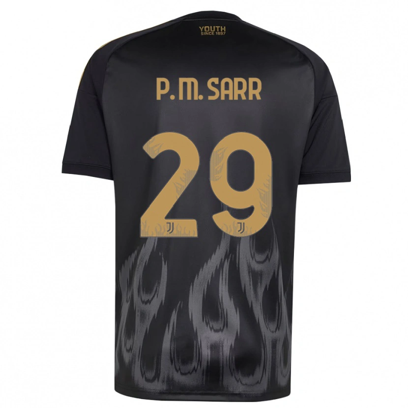 Danxen Homme Maillot Pape Matar Sarr #29 Noir Marron Troisieme 2026/27 T-Shirt