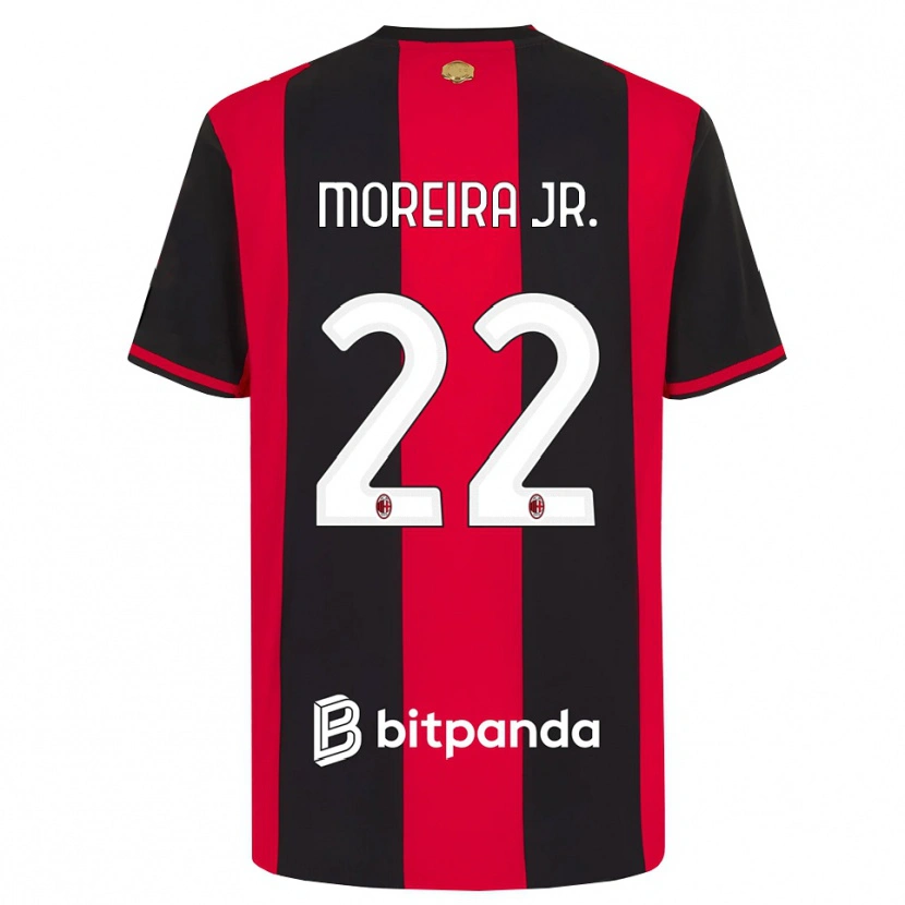 Danxen Homme Maillot Diego Moreira #22 Rouge Noir Blanc Tenues Domicile 2026/27 T-Shirt