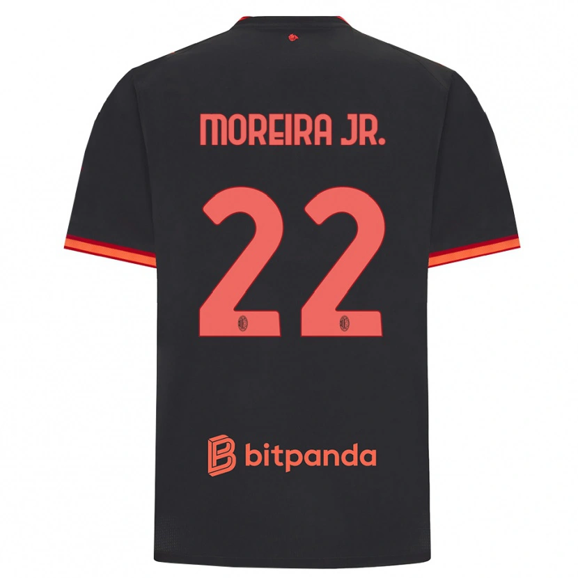 Danxen Homme Maillot Diego Moreira #22 Rouge Noir Troisieme 2026/27 T-Shirt