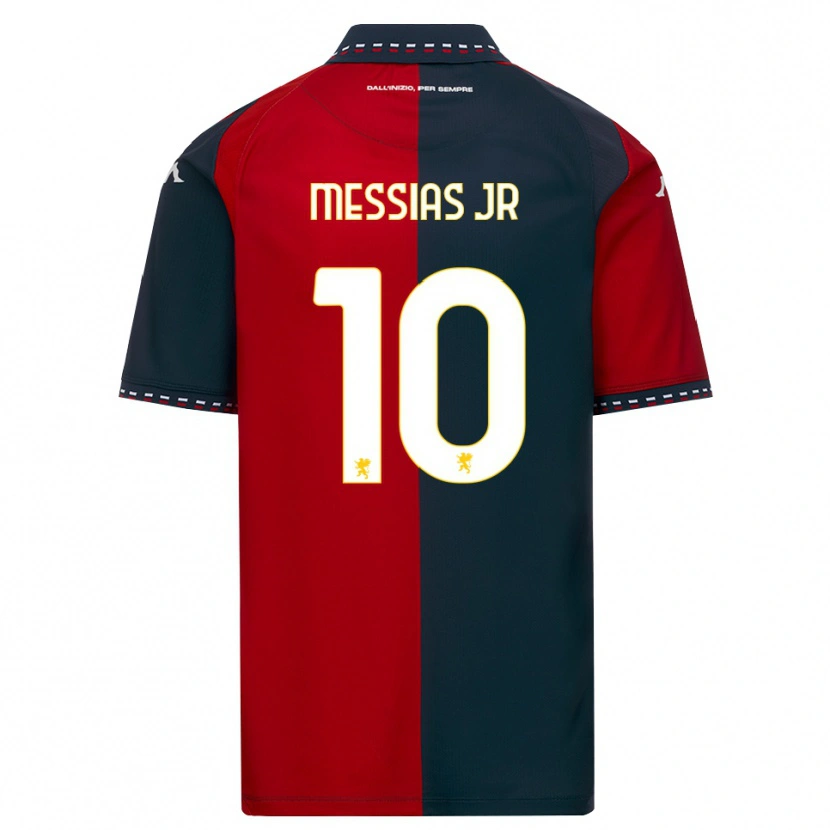 Danxen Homme Maillot Junior Messias #10 Rouge Noir Blanc Tenues Domicile 2026/27 T-Shirt
