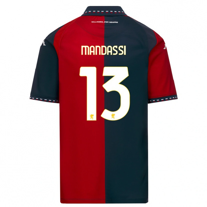 Danxen Homme Maillot Amir Mandassi #13 Rouge Noir Blanc Tenues Domicile 2026/27 T-Shirt
