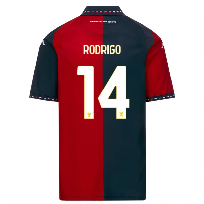 Danxen Homme Maillot Rodrigo Delgado De Albuquerque #14 Rouge Noir Blanc Tenues Domicile 2026/27 T-Shirt