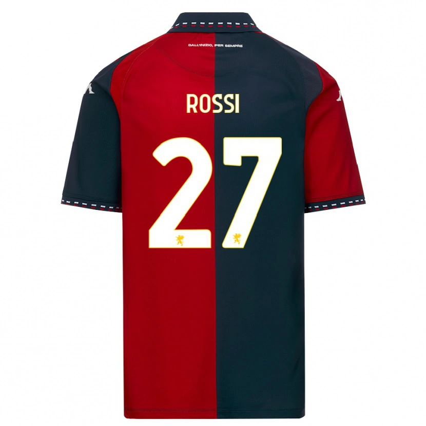 Danxen Homme Maillot Lucrezia Rossi #27 Rouge Noir Blanc Tenues Domicile 2026/27 T-Shirt