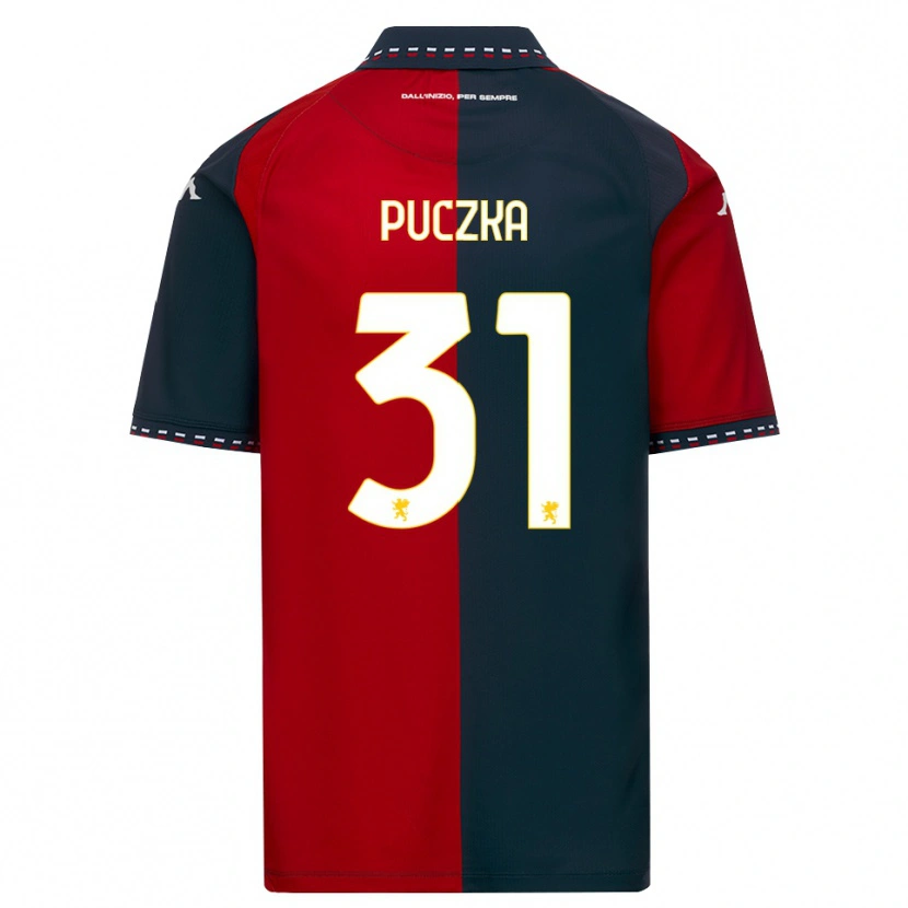 Danxen Homme Maillot David Puczka #31 Rouge Noir Blanc Tenues Domicile 2026/27 T-Shirt