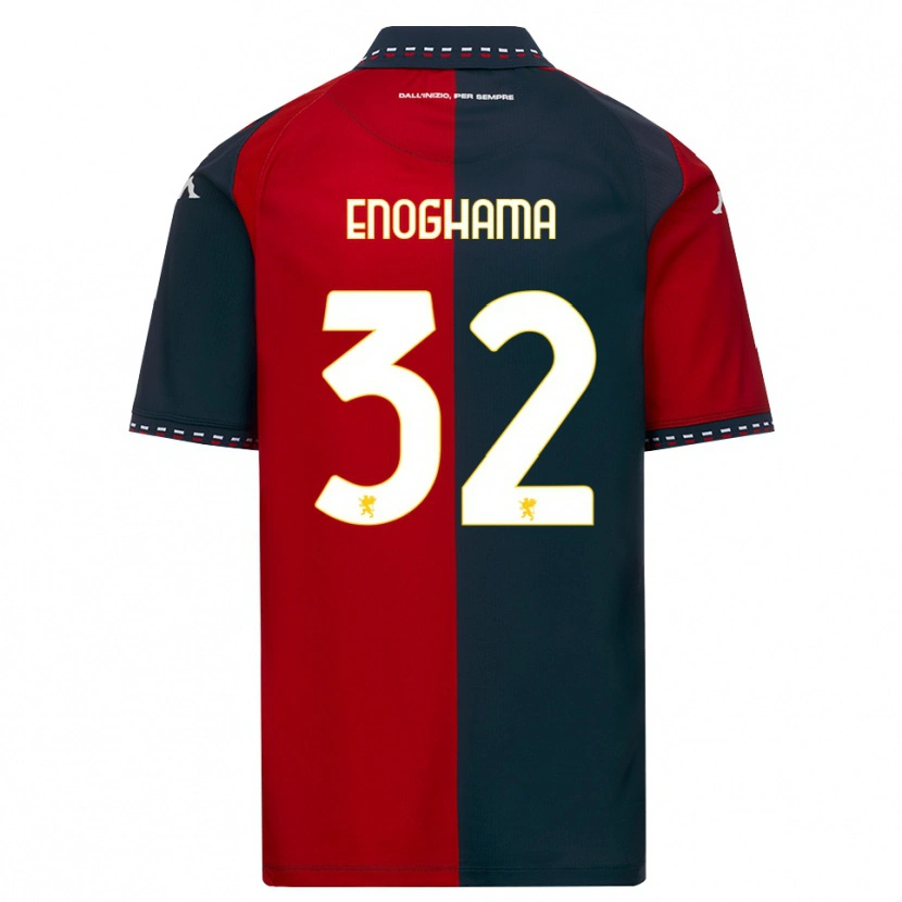 Danxen Homme Maillot Isaac Enoghama #32 Rouge Noir Blanc Tenues Domicile 2026/27 T-Shirt