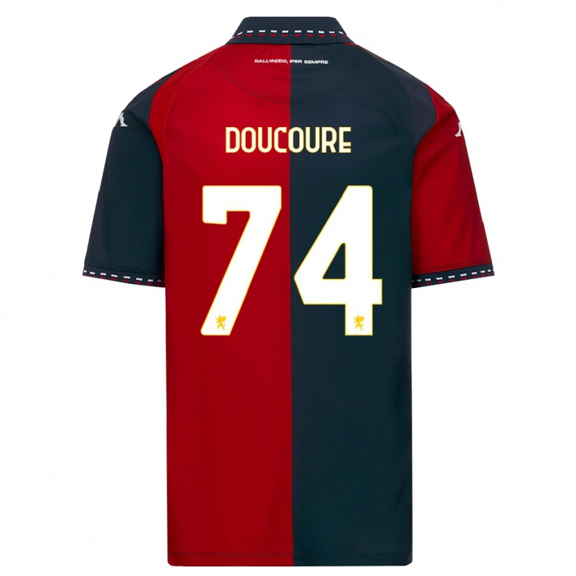 Danxen Homme Maillot Mamedi Doucouré #74 Rouge Noir Blanc Tenues Domicile 2026/27 T-Shirt