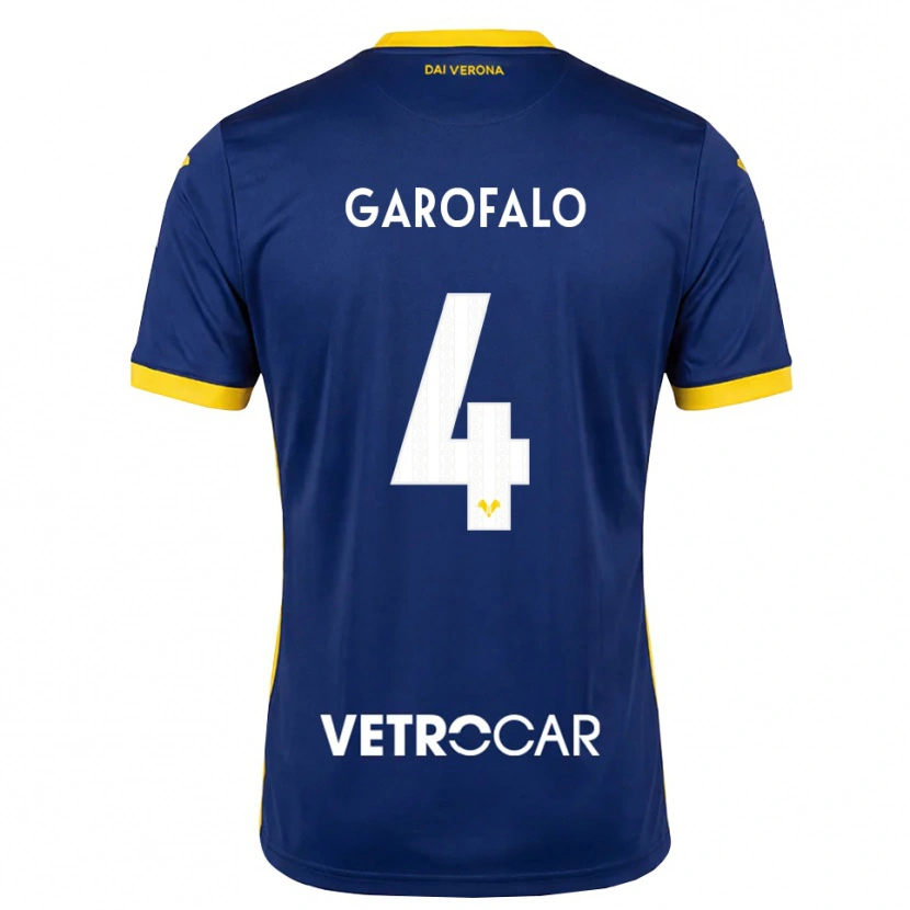 Danxen Homme Maillot Lorenzo Garofalo #4 Bleu Roi Jaune Blanc Tenues Domicile 2026/27 T-Shirt