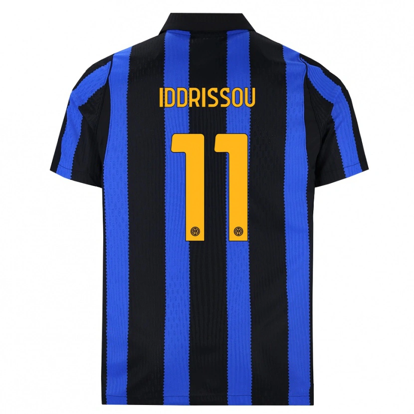 Danxen Homme Maillot Jamal Iddrissou #11 Noir Bleu Jaune Tenues Domicile 2026/27 T-Shirt