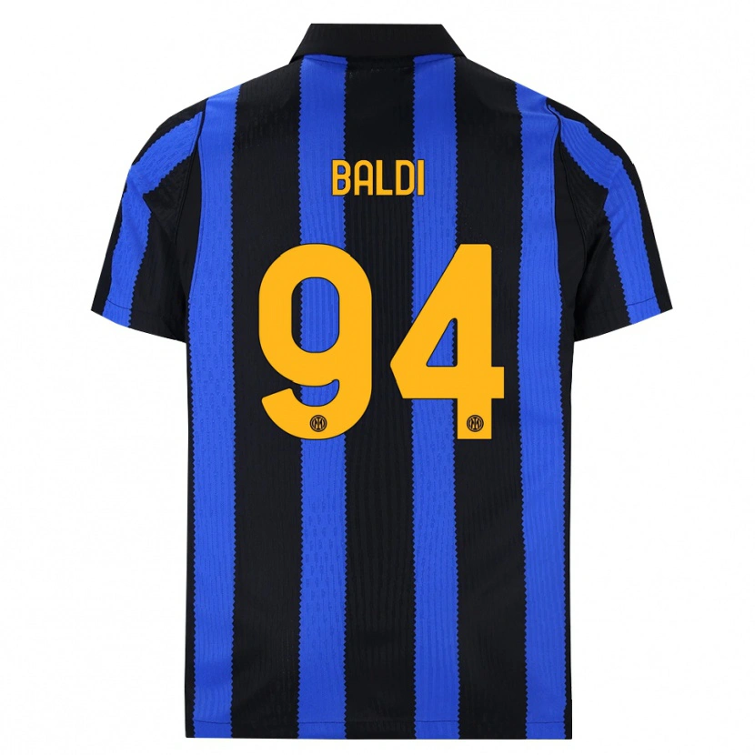 Danxen Homme Maillot Rachele Baldi #94 Noir Bleu Jaune Tenues Domicile 2026/27 T-Shirt