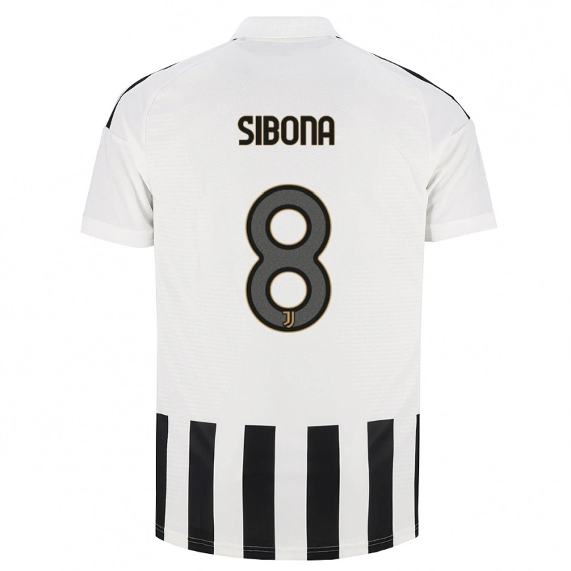 Danxen Homme Maillot Tommaso Sibona #8 Noir Blanc Marron Tenues Domicile 2026/27 T-Shirt