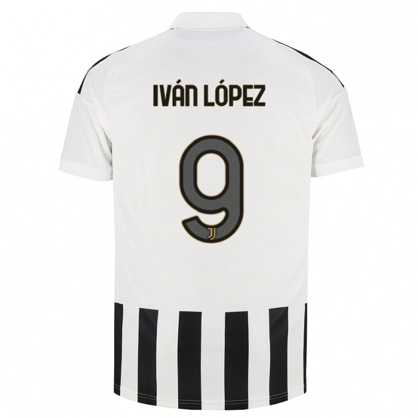 Danxen Homme Maillot Iván López #9 Noir Blanc Marron Tenues Domicile 2026/27 T-Shirt