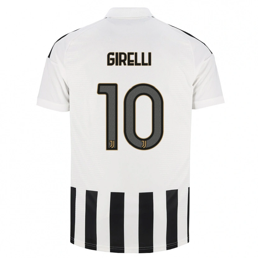 Danxen Homme Maillot Cristiana Girelli #10 Noir Blanc Marron Tenues Domicile 2026/27 T-Shirt