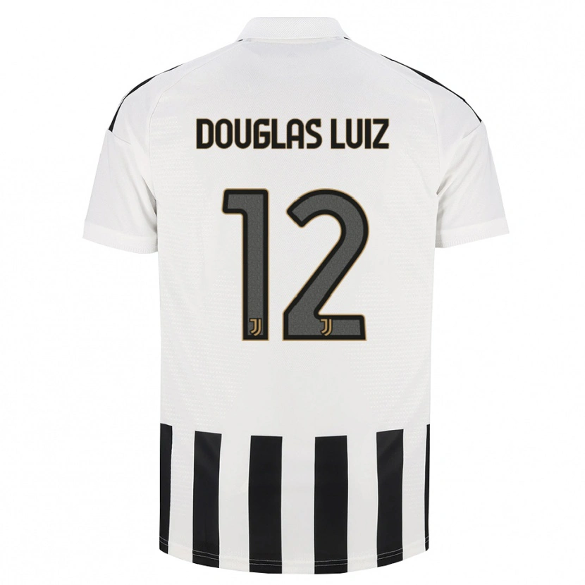 Danxen Homme Maillot Douglas Luiz #12 Noir Blanc Marron Tenues Domicile 2026/27 T-Shirt