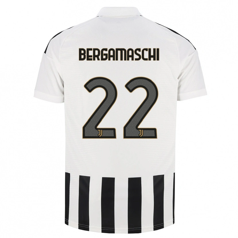 Danxen Homme Maillot Valentina Bergamaschi #22 Noir Blanc Marron Tenues Domicile 2026/27 T-Shirt