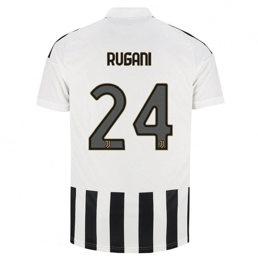 Danxen Homme Maillot Daniele Rugani #24 Noir Blanc Marron Tenues Domicile 2026/27 T-Shirt