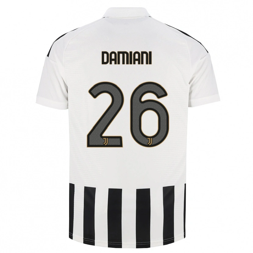 Danxen Homme Maillot Samuele Damiani #26 Noir Blanc Marron Tenues Domicile 2026/27 T-Shirt