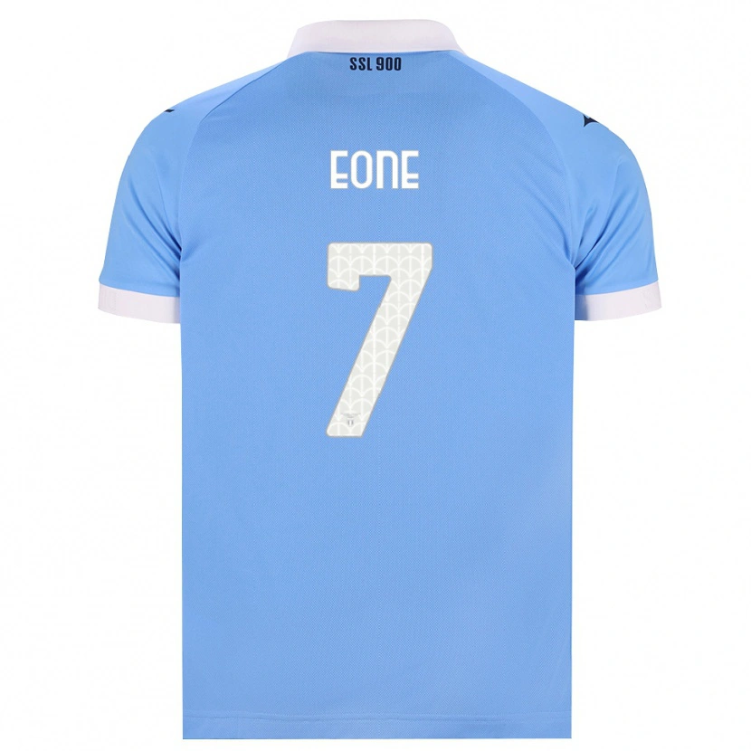 Danxen Homme Maillot Emmanuel Eone #7 Bleu Ciel Noir Blanc Tenues Domicile 2026/27 T-Shirt
