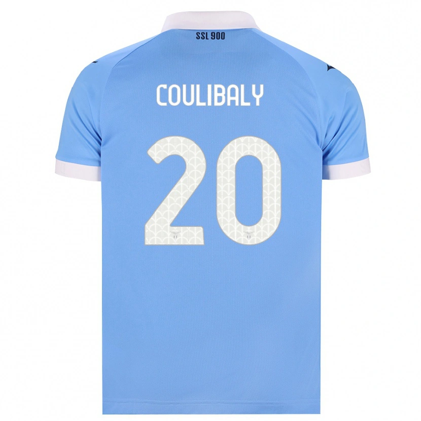 Danxen Homme Maillot Larsson Coulibaly #20 Bleu Ciel Noir Blanc Tenues Domicile 2026/27 T-Shirt