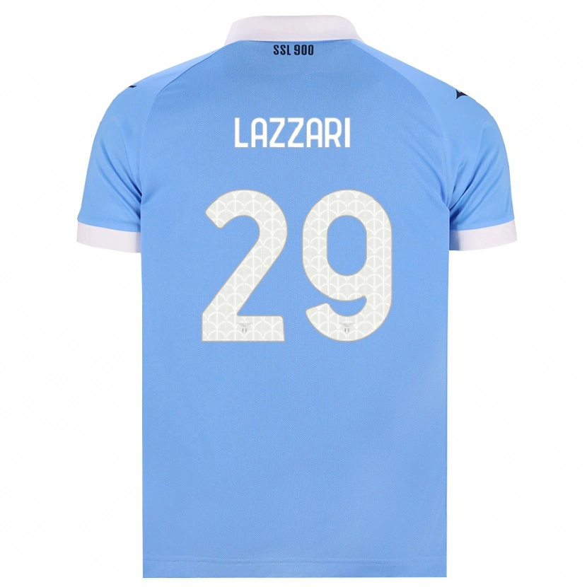 Danxen Homme Maillot Manuel Lazzari #29 Bleu Ciel Noir Blanc Tenues Domicile 2026/27 T-Shirt