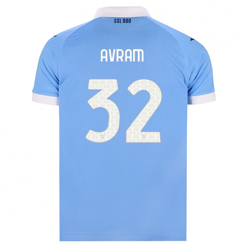 Danxen Homme Maillot Raul Avram #32 Bleu Ciel Noir Blanc Tenues Domicile 2026/27 T-Shirt