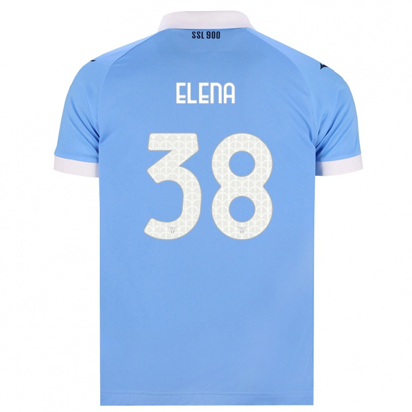Danxen Homme Maillot Michele Elena #38 Bleu Ciel Noir Blanc Tenues Domicile 2026/27 T-Shirt