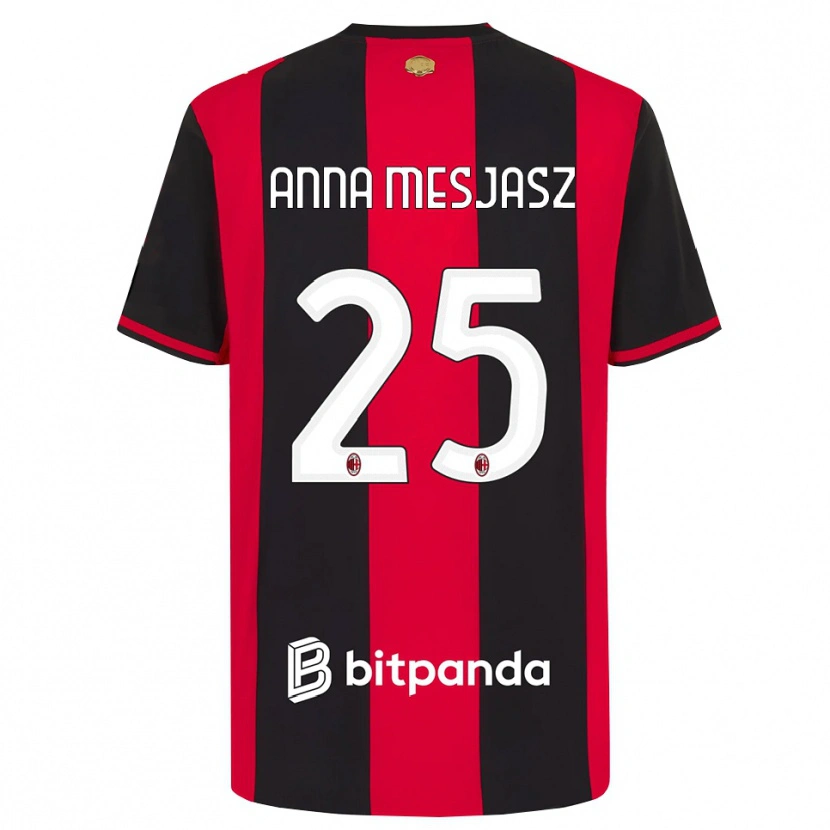 Danxen Homme Maillot Małgorzata Anna Mesjasz #25 Rouge Noir Blanc Tenues Domicile 2026/27 T-Shirt