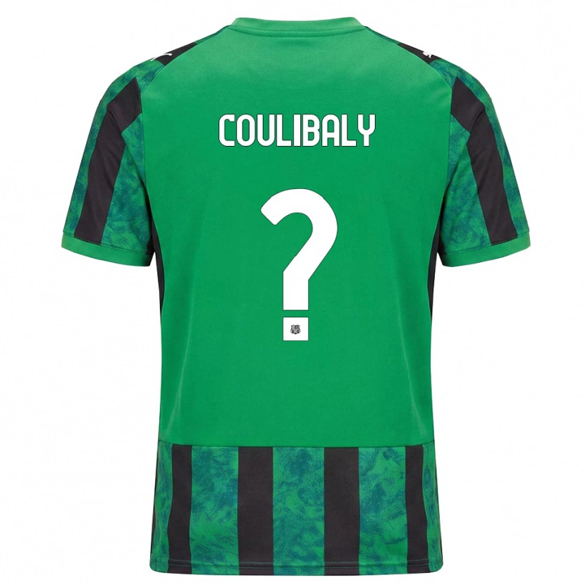 Danxen Homme Maillot Idriss Coulibaly #0 Vert Noir Blanc Tenues Domicile 2026/27 T-Shirt