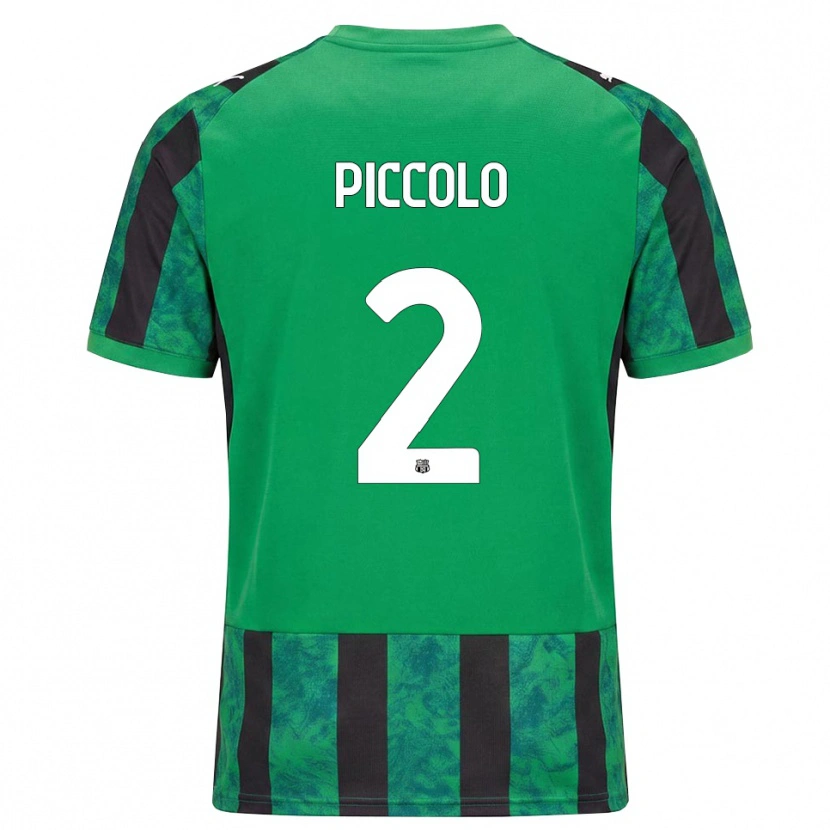 Danxen Homme Maillot Peter Piccolo #2 Vert Noir Blanc Tenues Domicile 2026/27 T-Shirt
