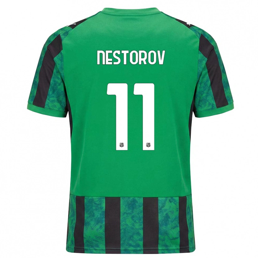Danxen Homme Maillot Dean Nestorov #11 Vert Noir Blanc Tenues Domicile 2026/27 T-Shirt